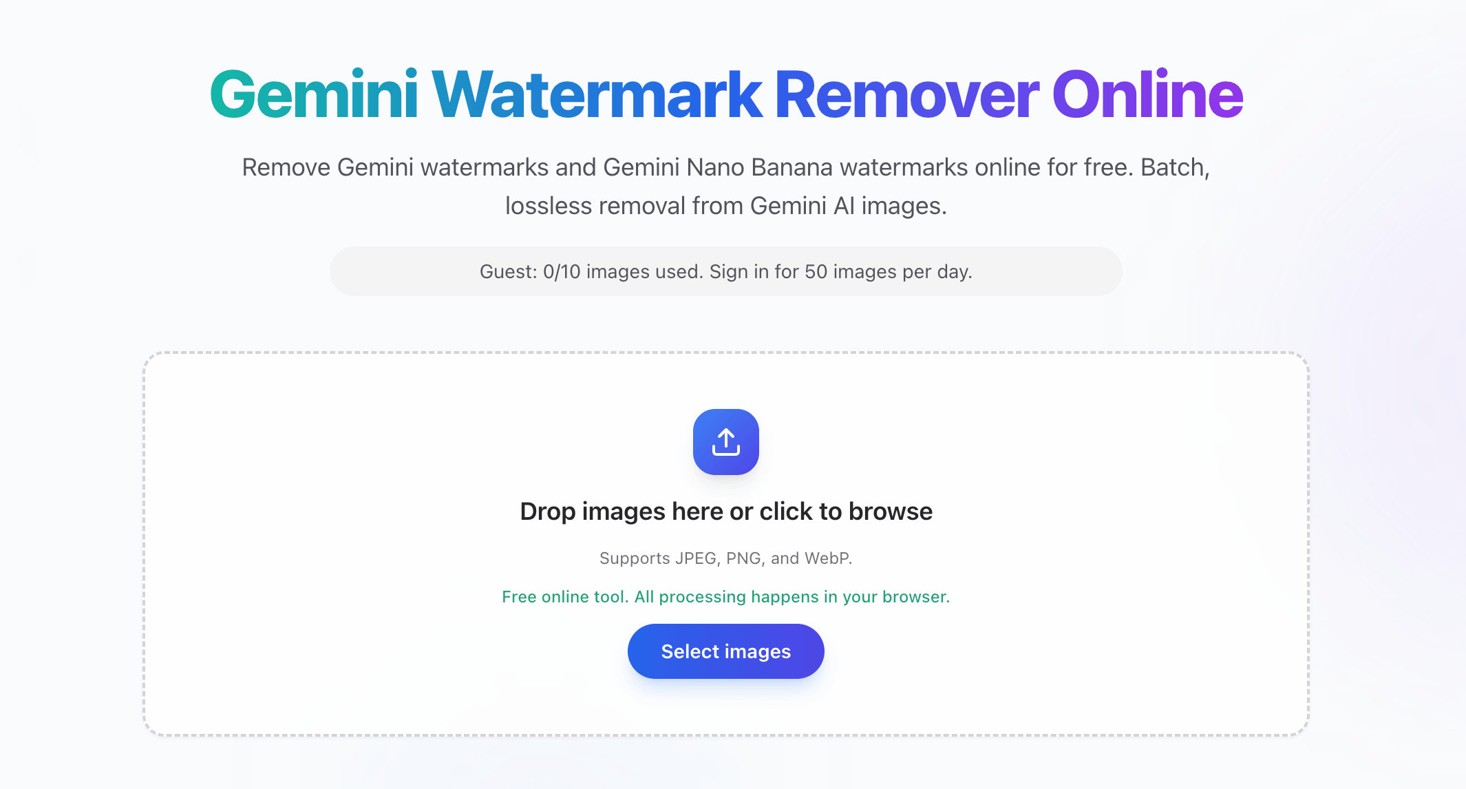 Before and after Gemini watermark removal